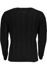 US GRAND MEN'S BLACK SWEATER