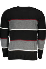 US GRAND MEN'S BLACK SWEATER