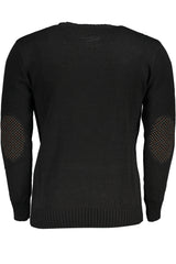 US GRAND MEN'S BLACK SWEATER