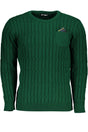 US GRAND MEN'S GREEN SWEATER