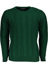 US GRAND MEN'S GREEN SWEATER