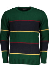US GRAND MEN'S GREEN SWEATER