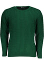 US GRAND MEN'S GREEN SWEATER