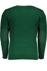 US GRAND MEN'S GREEN SWEATER