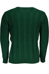 US GRAND MEN'S GREEN SWEATER