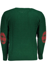 US GRAND MEN'S GREEN SWEATER