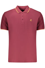 US GRAND MEN'S SHORT-SLEEVE POLO SHIRT, RED