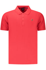 US GRAND MEN'S SHORT-SLEEVE POLO SHIRT, RED