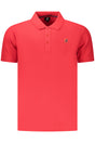 US GRAND MEN'S SHORT-SLEEVE POLO SHIRT, RED