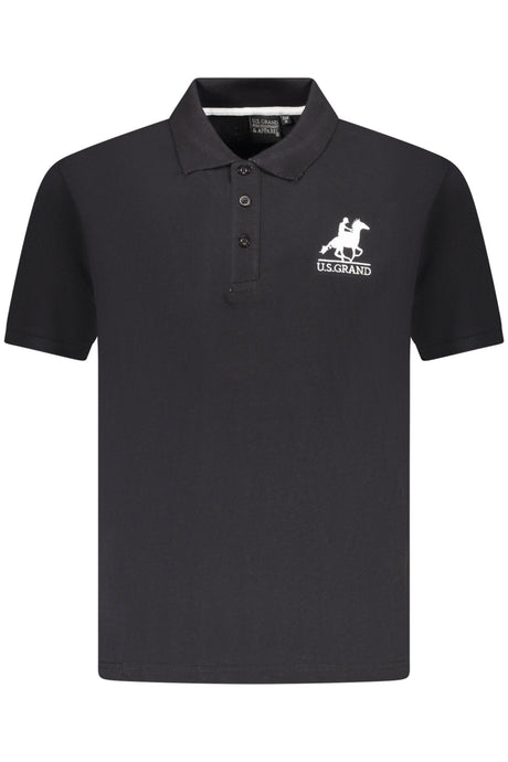 US GRAND POLO SHORT SLEEVE MEN'S BLACK