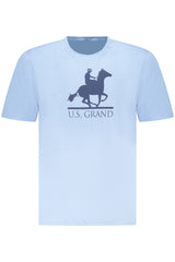 US GRAND MEN'S SHORT-SLEEVE T-SHIRT, BLUE