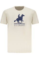 US GRAND MEN'S SHORT-SLEEVE T-SHIRT BEIGE