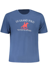 US GRAND MEN'S SHORT-SLEEVE T-SHIRT BLUE