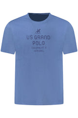 US GRAND MEN'S SHORT-SLEEVE T-SHIRT BLUE