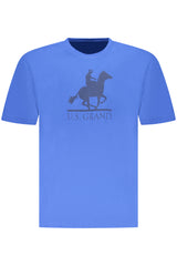 US GRAND MEN'S SHORT-SLEEVE T-SHIRT BLUE