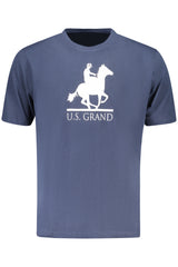 US GRAND MEN'S SHORT-SLEEVE T-SHIRT BLUE