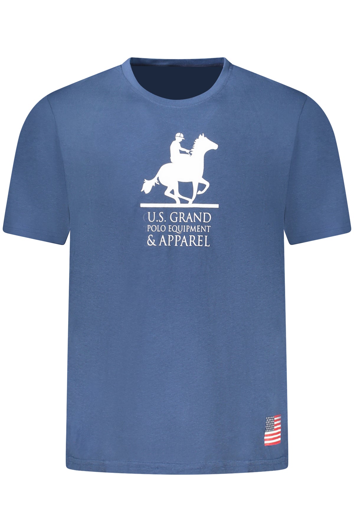 US GRAND MEN'S SHORT-SLEEVE T-SHIRT BLUE