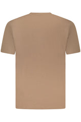 US GRAND MEN'S SHORT-SLEEVE T-SHIRT BROWN