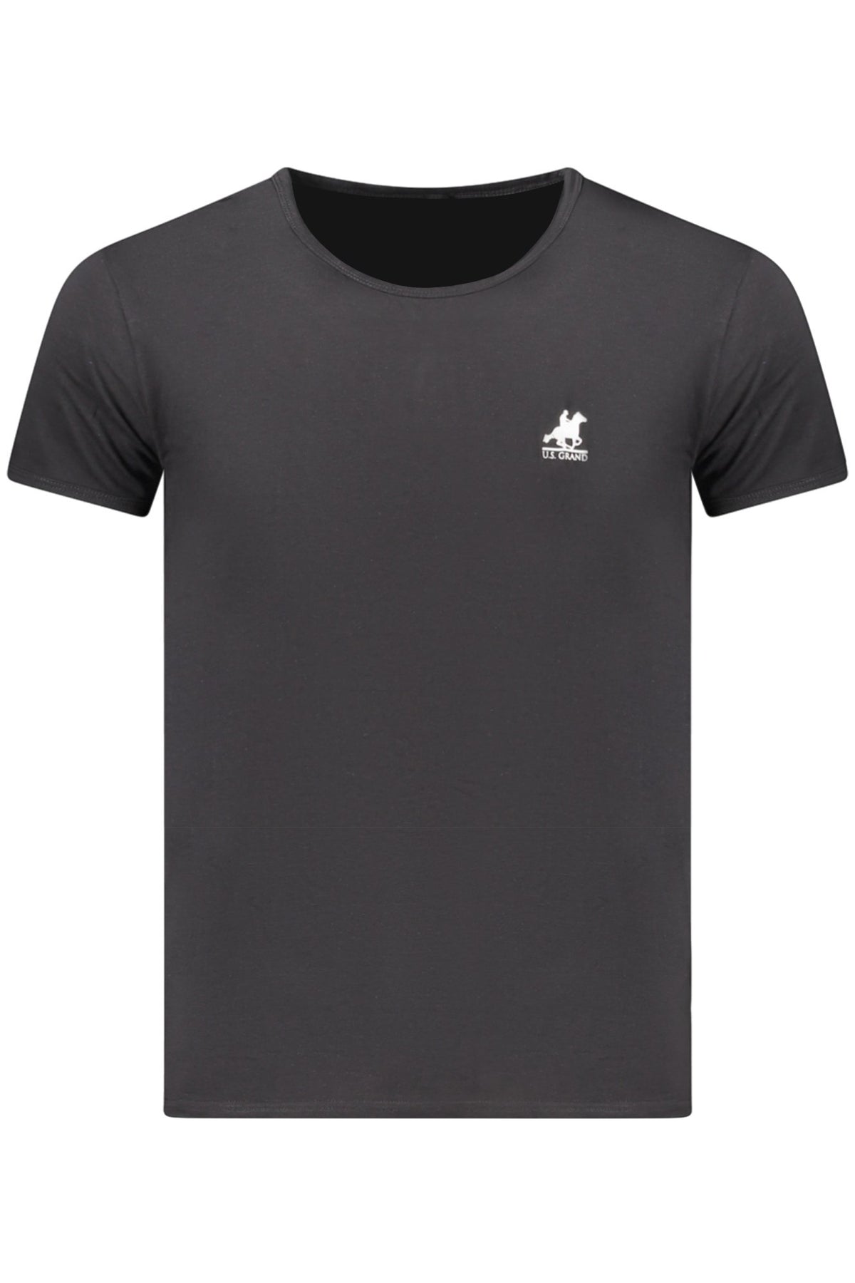 US GRAND MEN'S BLACK SHORT-SLEEVE T-SHIRT
