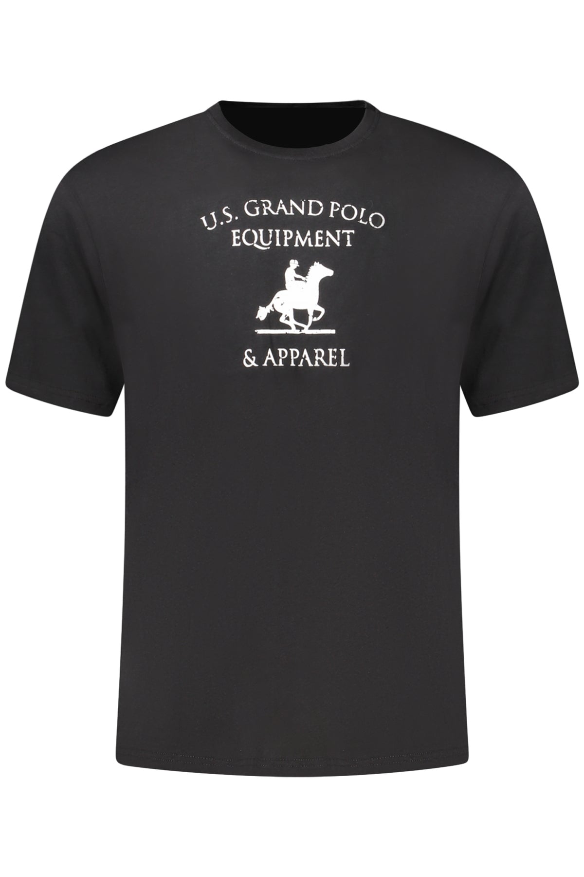 US GRAND MEN'S BLACK SHORT-SLEEVE T-SHIRT