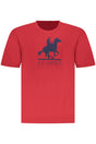 US GRAND MEN'S SHORT-SLEEVED RED T-SHIRT