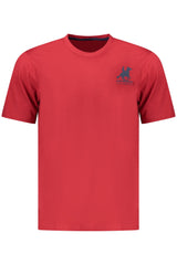 US GRAND MEN'S SHORT-SLEEVED RED T-SHIRT