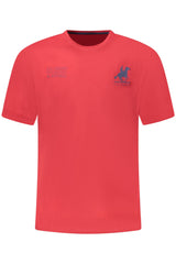 US GRAND MEN'S SHORT-SLEEVED RED T-SHIRT