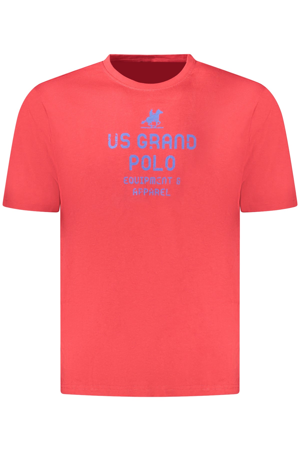 US GRAND MEN'S SHORT-SLEEVED RED T-SHIRT
