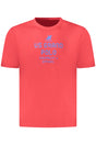 US GRAND MEN'S SHORT-SLEEVED RED T-SHIRT