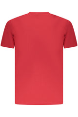 US GRAND MEN'S SHORT-SLEEVED RED T-SHIRT