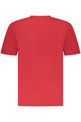 US GRAND MEN'S SHORT-SLEEVED RED T-SHIRT
