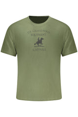 US GRAND MEN'S SHORT-SLEEVED GREEN T-SHIRT