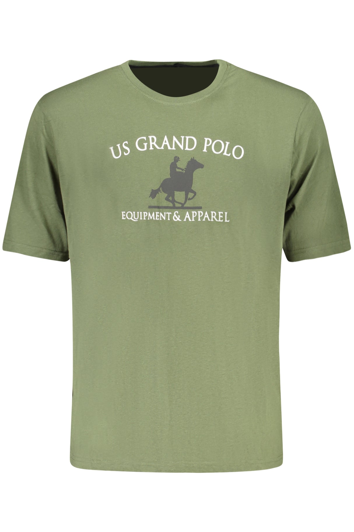 US GRAND MEN'S SHORT-SLEEVED GREEN T-SHIRT