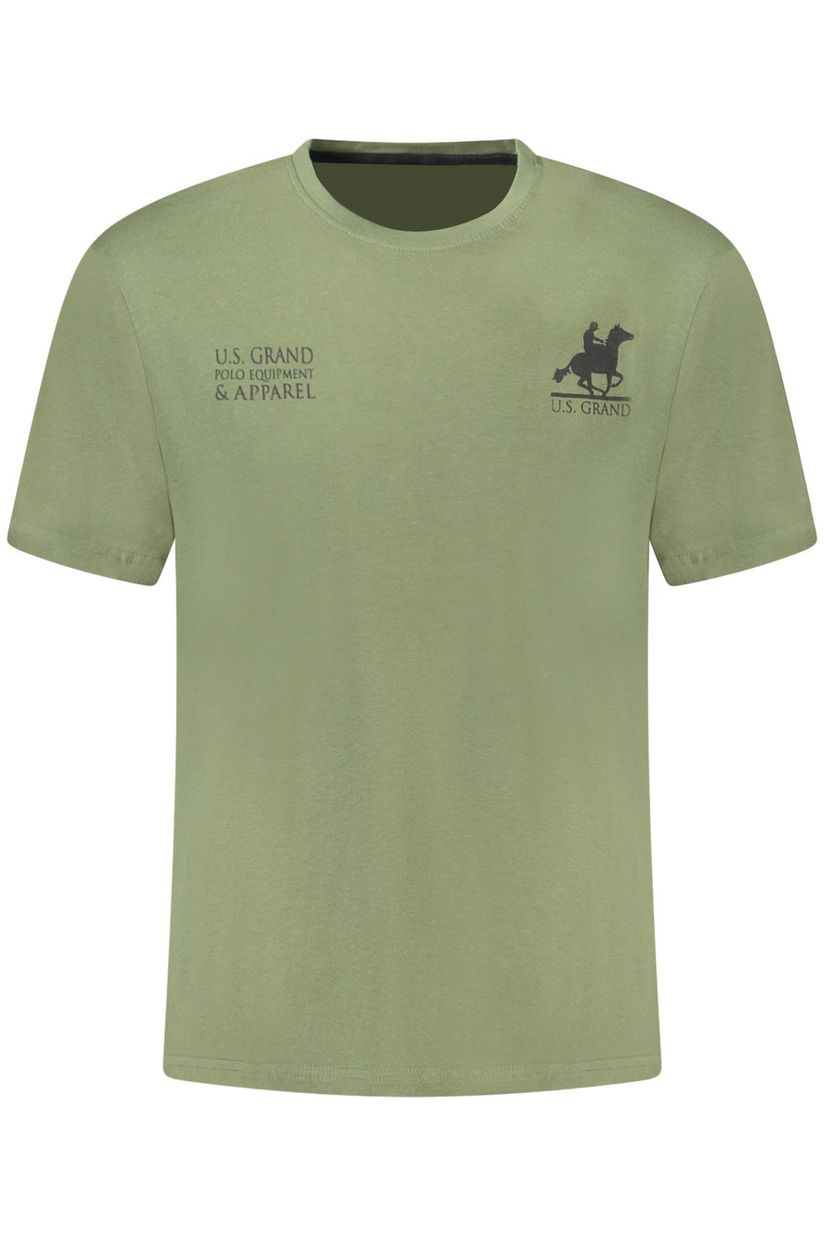 US GRAND MEN'S SHORT-SLEEVED GREEN T-SHIRT