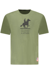 US GRAND MEN'S SHORT-SLEEVED GREEN T-SHIRT