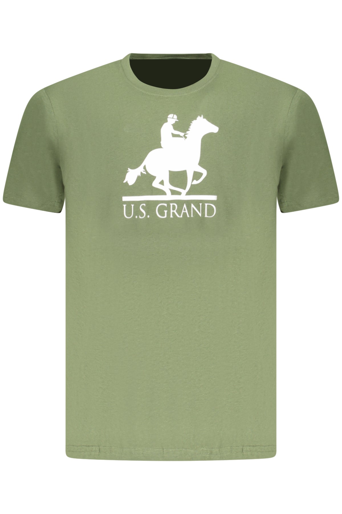 US GRAND MEN'S SHORT-SLEEVED GREEN T-SHIRT