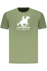 US GRAND MEN'S SHORT-SLEEVED GREEN T-SHIRT