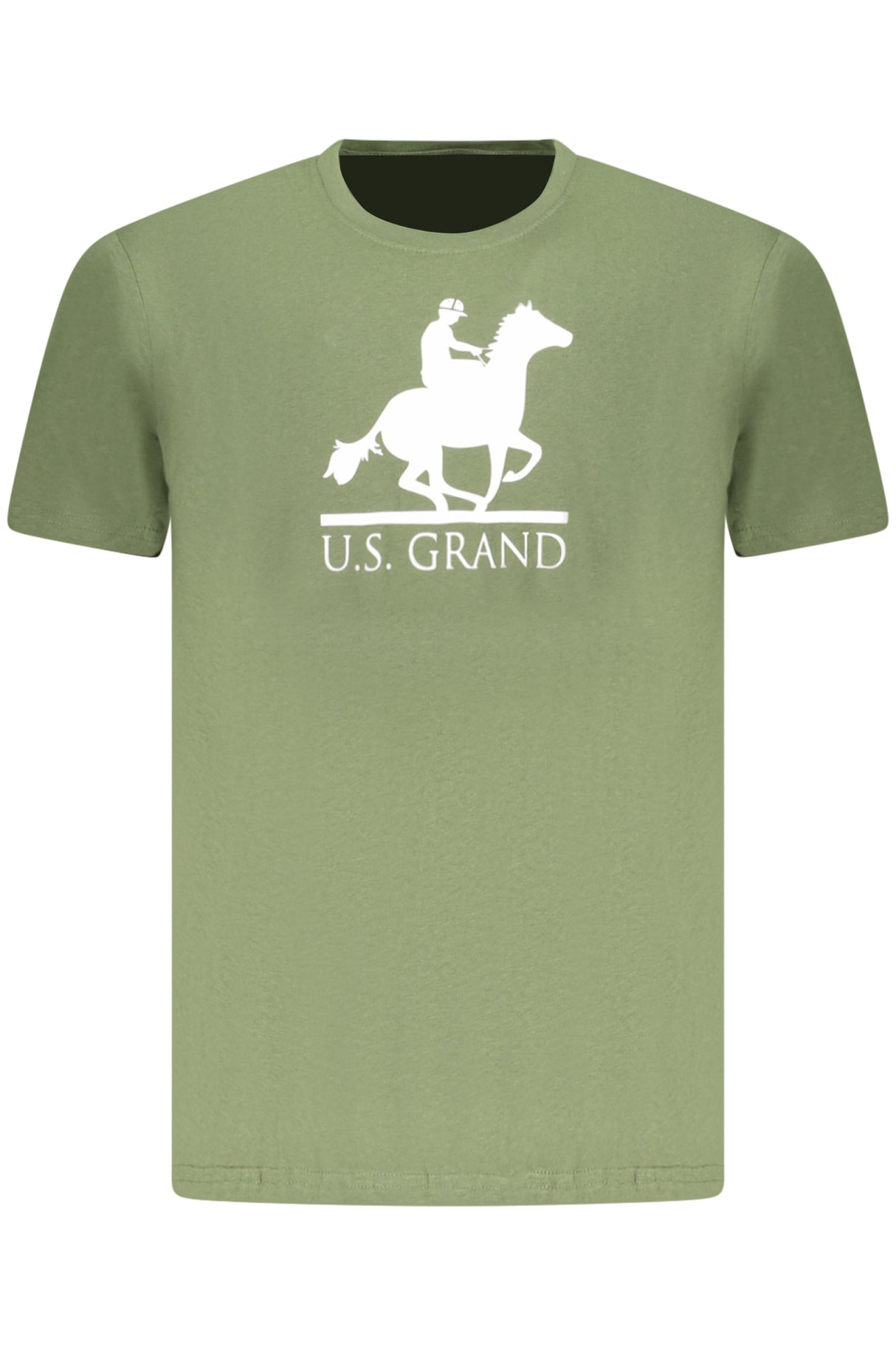 US GRAND MEN'S SHORT-SLEEVED GREEN T-SHIRT
