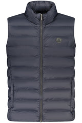 US GRAND MEN'S BLUE SLEEVELESS JACKET