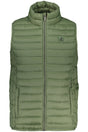 US GRAND MEN'S GREEN SLEEVELESS JACKET