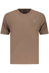 US GRAND MEN'S SHORT-SLEEVE T-SHIRT BROWN