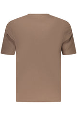 US GRAND MEN'S SHORT-SLEEVE T-SHIRT BROWN