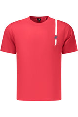 US GRAND MEN'S SHORT-SLEEVED RED T-SHIRT
