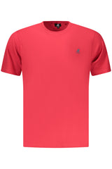 US GRAND MEN'S SHORT-SLEEVED RED T-SHIRT