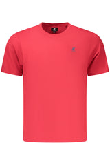 US GRAND MEN'S SHORT-SLEEVED RED T-SHIRT