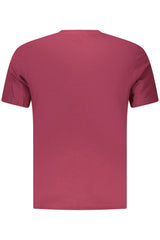 US GRAND MEN'S SHORT-SLEEVED RED T-SHIRT