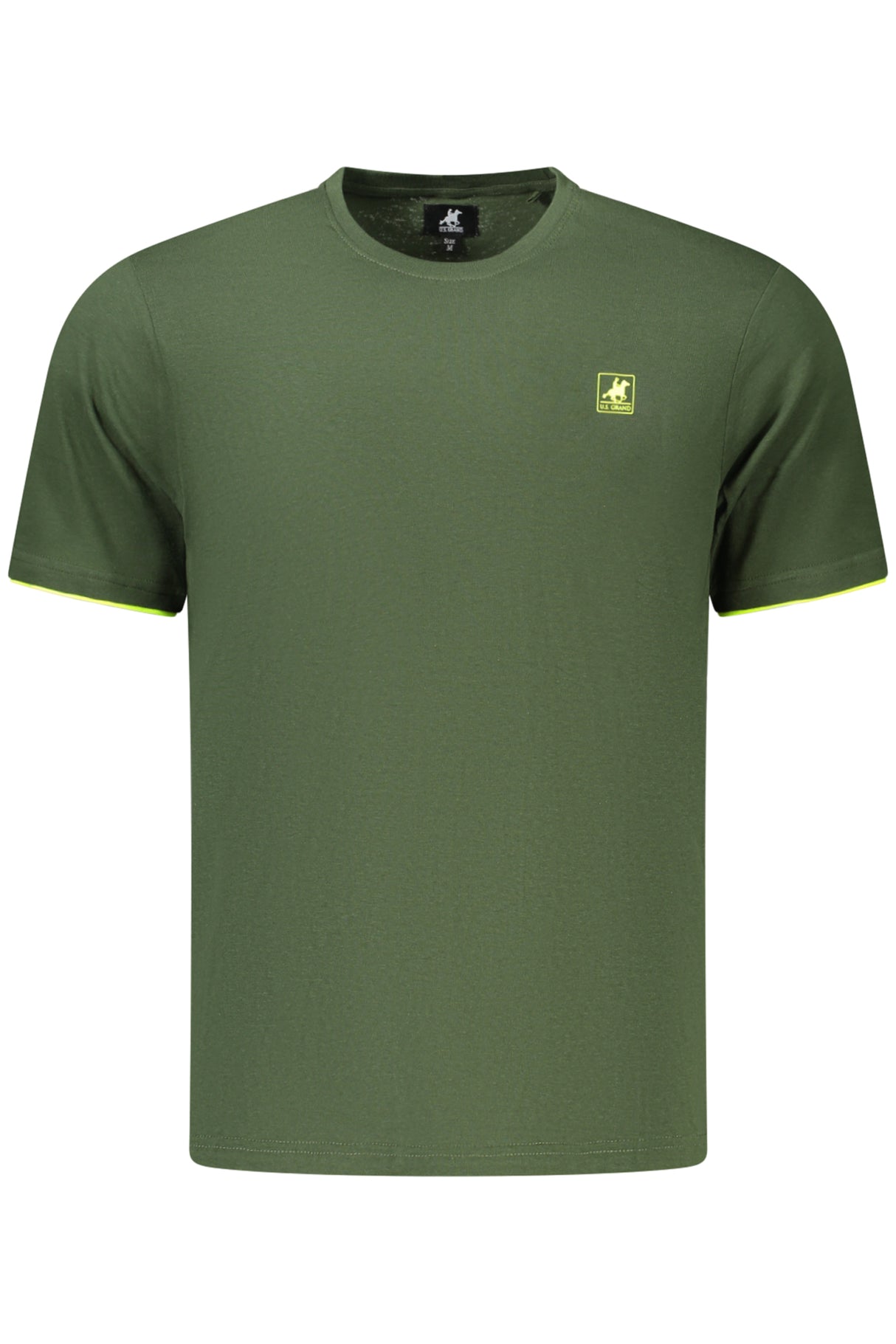 US GRAND MEN'S SHORT-SLEEVED GREEN T-SHIRT