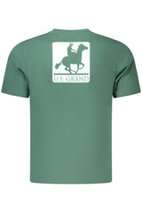 US GRAND MEN'S SHORT-SLEEVED GREEN T-SHIRT