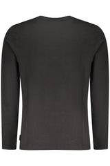 US GRAND MEN'S LONG-SLEEVED BLACK T-SHIRT