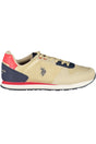 US POLO ASSN. BEIGE CHILDREN'S SPORTS SHOES